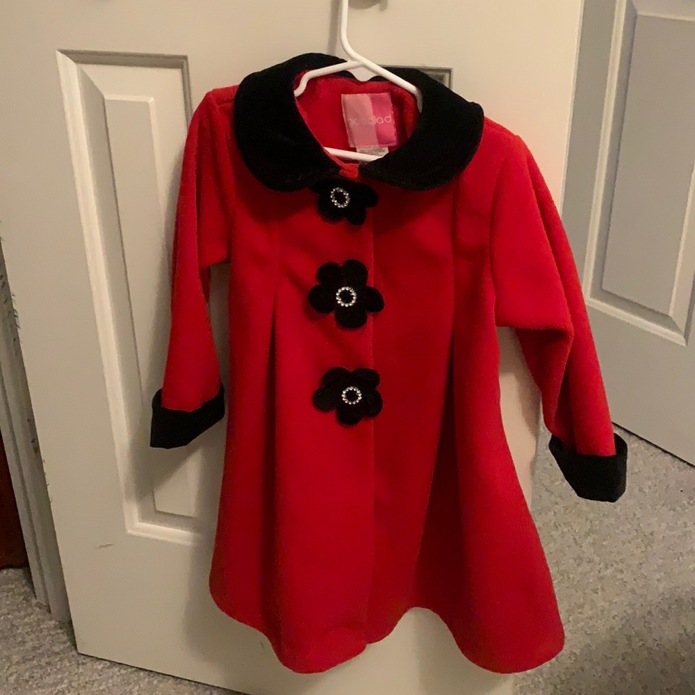 Red winter coat